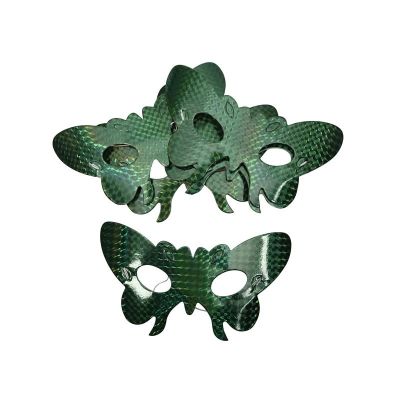 Masca petrecere fluturas, cu sclipici, diverse culori, set 12 buc