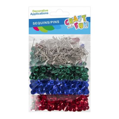 Paiete cu ace gamalie, 9x19cm, rosii, verzi, albastre, Craft with Fun, 567256, +3ani