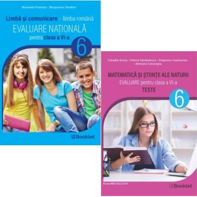 Pachet Evaluare. Limba si comunicare, Matematica si stiinte ale naturii clasa a 6-a - Claudia Groza, Marinela Pantazi