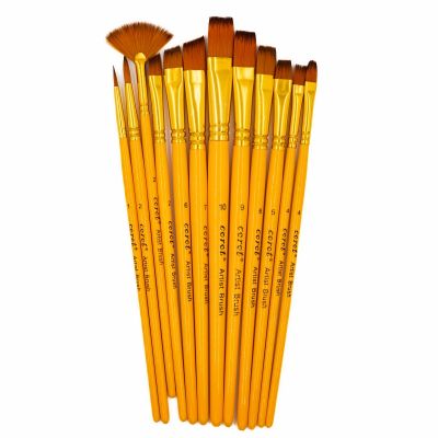 Pensula Cnx Corot, varf nylon, nr. 1-10, set 12 buc