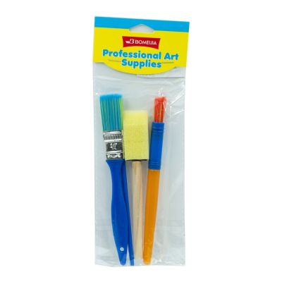 Pensula Cnx K0044A, diferite forme, pentru copii, set 4 buc + 1 trafalet