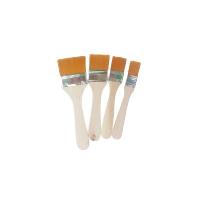 Pensula Cnx K00356, varf nylon lat, set 4 buc