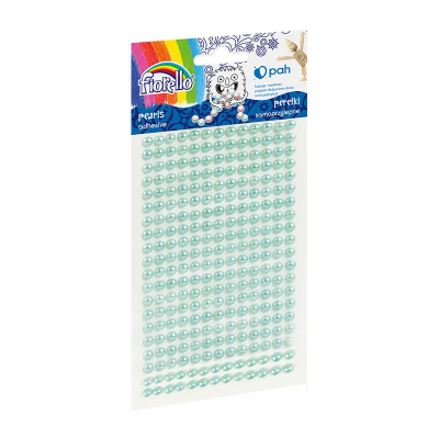 Accesorii creatie - perle plastic, verde deschis, 3mm, set 260 buc, Fiorello, GR-PS162-9 / 170-2581