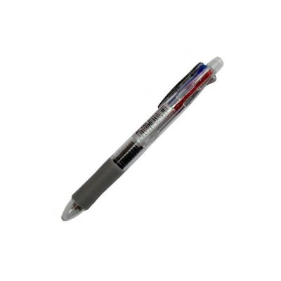 Pix cu bila CNX Baile BL-185, 0. 5mm, cu mecanism, corp transparent, grip cauciucat, 5 in 1, scris 4 culori + creion mecanic