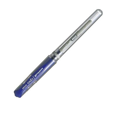 Pix cu gel Uni-ball Signo Broad UM-153, 0. 7mm, cu capac, corp transparent, grip cauciucat, albastru