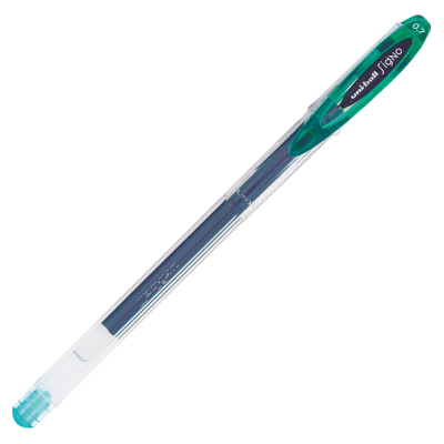 Pix cu gel Uni-ball Signo Pastel UM-120, 0. 7mm, cu capac, corp transparent, verde