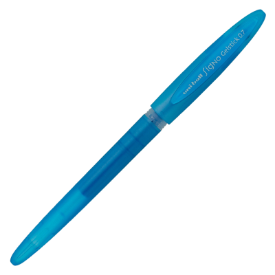 Pix cu gel Uni-ball Signo GelStick UM-170, 0. 7mm, cu capac, corp in culoarea scrisului, bleu