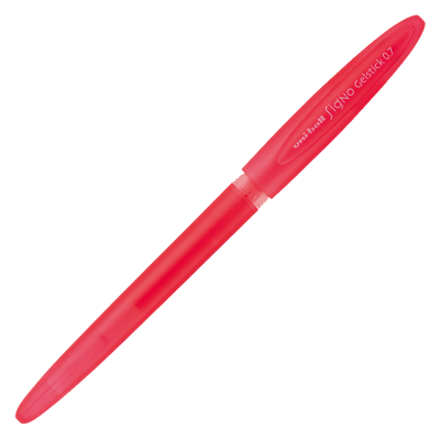 Pix cu gel Uni-ball Signo GelStick UM-170, 0. 7mm, cu capac, corp in culoarea scrisului, rosu