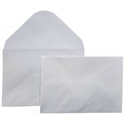 Plic color C6L CNX, alb metalizat, 120g/mp, 114x162mm, set 10 buc