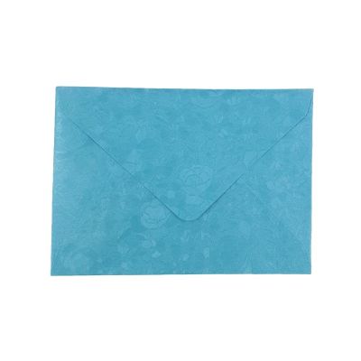 Plic color CNX, bleu metalizat, 120g/mp, 130x180mm, cu model, set 10 buc