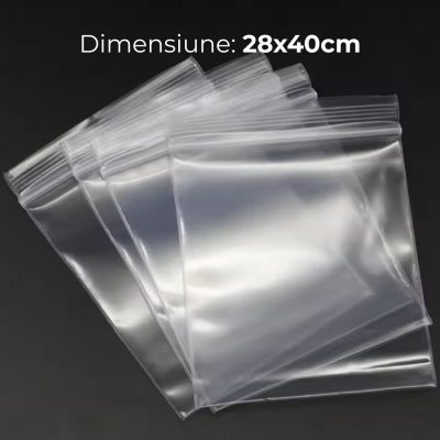 Punga ziplock OFFICE-COVER, 22x32cm, 10 microni, plastic transparent, set 100 buc