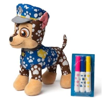Disney Plus Paw Patrol, Chase, 27 cm, set de culori inclus