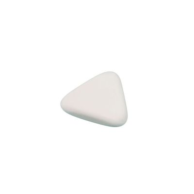 Radiera CNX BG-ER052, triunghi, 45x45mm, alb