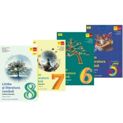 Pachet Gimnaziu. Caietul elevului clasele 5, 6, 7 si 8 - Florentina Samihaian