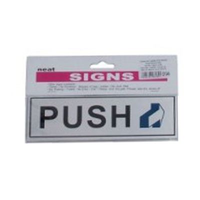 Semn indicator CNX PUSH, carton plastifiat