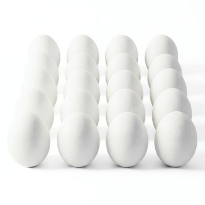 Accesorii creatie - polistiren - ou mic, alb, 3cm, set 20 buc, Colorarte