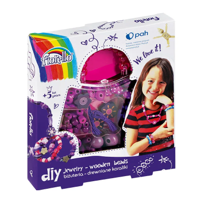 Set accesorii bijuterii lemn Fiorello, GR-F8141, 170-2585, tip gentuta