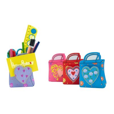 Suport instrumente de scris CNX ZS1015, lemn, inima, diverse modele