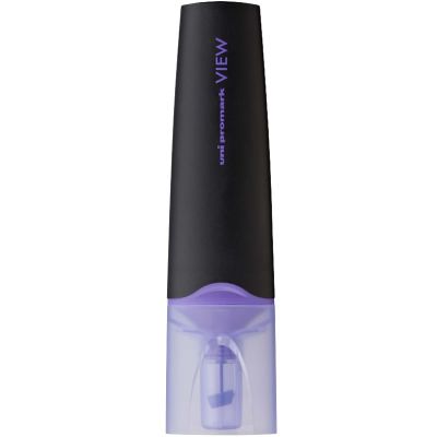 Textmarker UNI Promark View USP-200, varf tesit rotativ transparent, 1-5. 2mm, violet