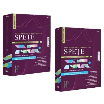 Pachet: SPETE drept penal si drept procesual penal si drept civil, drept procesual civil 2025 - Vasile Bozesan
