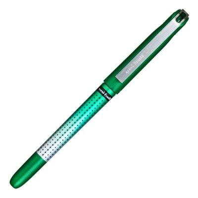 Roller Uni-ball Eye NeedlePoint UB-185S, 0. 5mm, corp in culoarea scrisului, verde