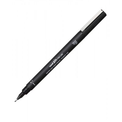 Liner UNI PIN-200, pe baza de apa, varf normal 0. 7 mm negru