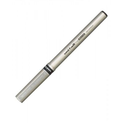 Roller Uni-ball DeLuxe UB-177, 0. 7mm, corp auriu, detalii in culoarea scrisului albastru