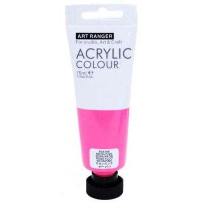 Culori acrilice neon, Magi-Wap Art Rangers, 75ml, Roz fluorescent