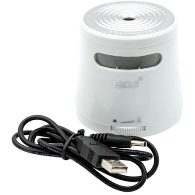 Ascutitoare electrica Eagle TY48USB, alimentare USB / 2 baterii AA neincluse, 1 orificiu, 6-8mm, plastic, alb