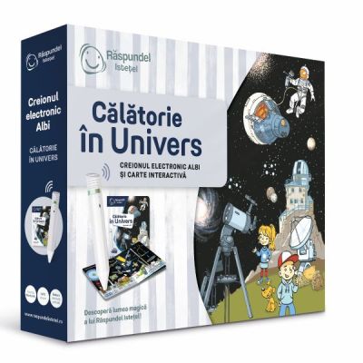 Pachet Raspundel Istetel, creion si carte Calatorie in univers