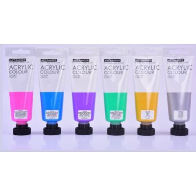 Culori acrilice sidefate Magi-Wap Art Rangers, 75ml, roz