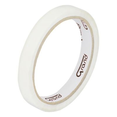 Banda adeziva Grand 130-1952, pentru sigilat pungi, 12mm x 50m, alb