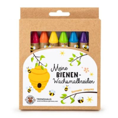 Creioane cerate Trendhaus Jumbo CH28910, 6 culori, blister carton