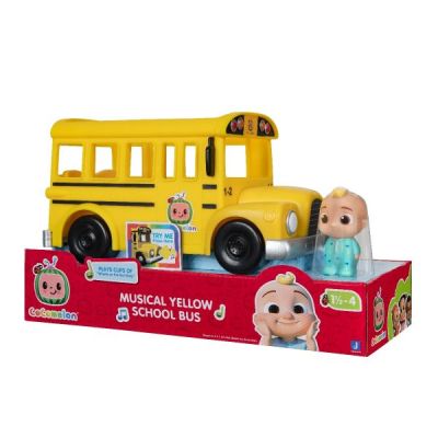 CoComelon, Autobuz scolar cu cantec si figurina JJ