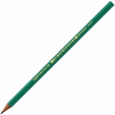 Creion grafit Bic Evolution 650, HB, corp hexagonal verde, fara guma de sters