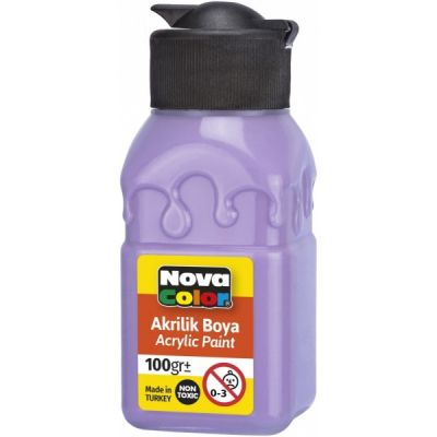 Culoare acrilica 100 ml, violet, Nova Color