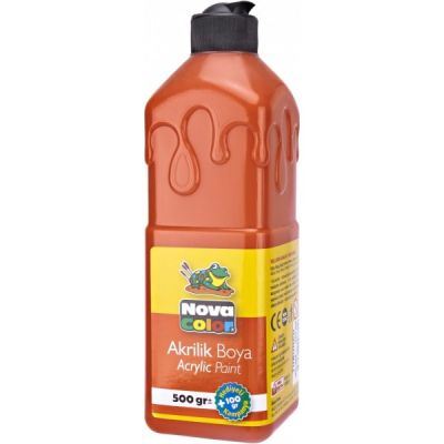 Culoare acrilica, 500 ml, portocaliu, Nova Color