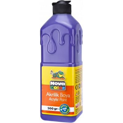 Culoare acrilica, 500 ml, violet, Nova Color