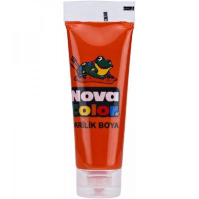 Culoare acrilica 75 ml, portocaliu, Nova Color