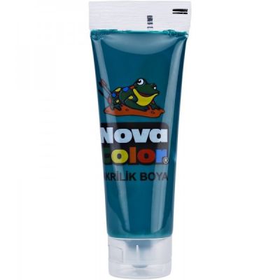 Culoare acrilica 75 ml, verde, Nova Color