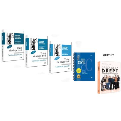 Pachet Tratat de drept civil. Contracte speciale 3 volume, Codul civil Ianuarie 2026 si GRATUIT Gasca de la Drept - Dan Lupascu, Francisc Deak, Mihai Adrian Hotca