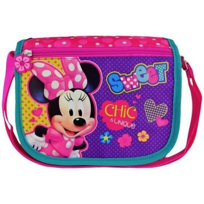 Gentuta de umar St. Majewski Minnie Mouse 203916, cu buline albe, pentru fetite, roz