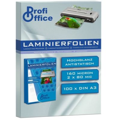 Folie laminare A3 ProfiOffice, 80 microni, top cu 100 coli