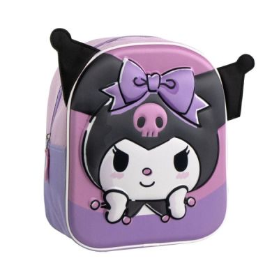 Ghiozdan gradinita Cerda 3D Kuromi, 22x27x10 cm, 509557