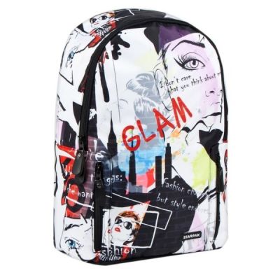 Ghiozdan Starpak Glam, 1 compartiment, 2 buzunare, multicolor