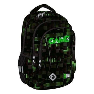 Ghiozdan St. Majewski St. Right Green Game, 39x27x17 cm