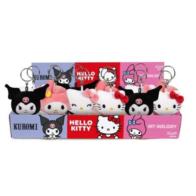 Hello Kitty, Breloc de plus, 10 cm, diverse personaje