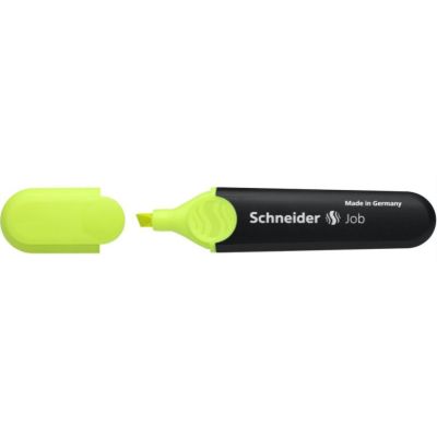 Textmarker Schneider Job 2991 1505, varf tesit, 1-5mm, galben fluorescent