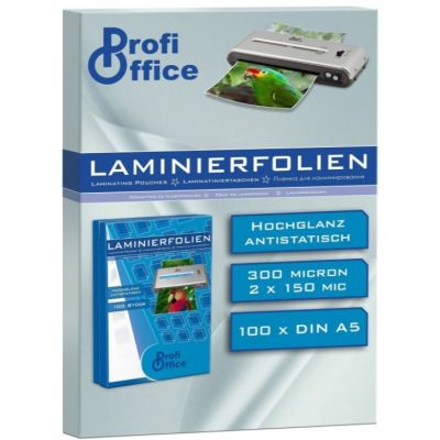 Folie laminare A5 ProfiOffice, 150 microni, top cu 100 coli