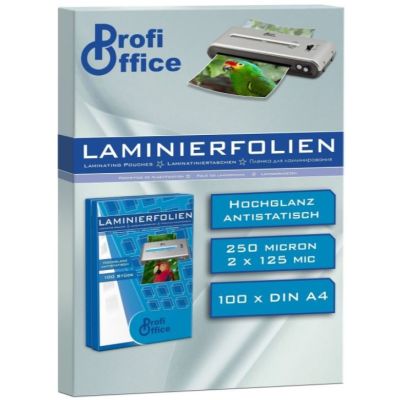 Folie laminare A4 ProfiOffice, 125 microni, top cu 100 coli